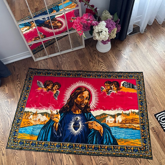Jesus 1970 Wall Tapestry Large - Picture 7 of 10